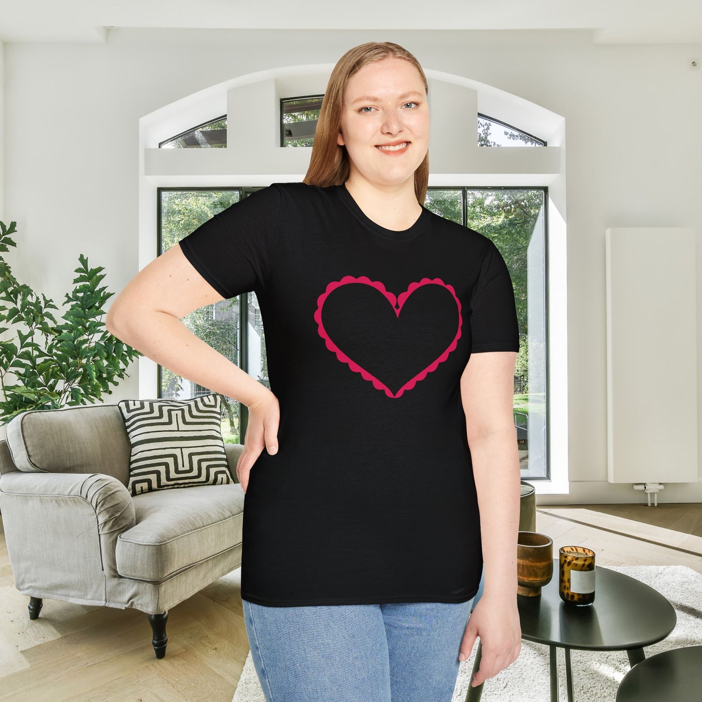 Heart 5 Adult Unisex Tshirt