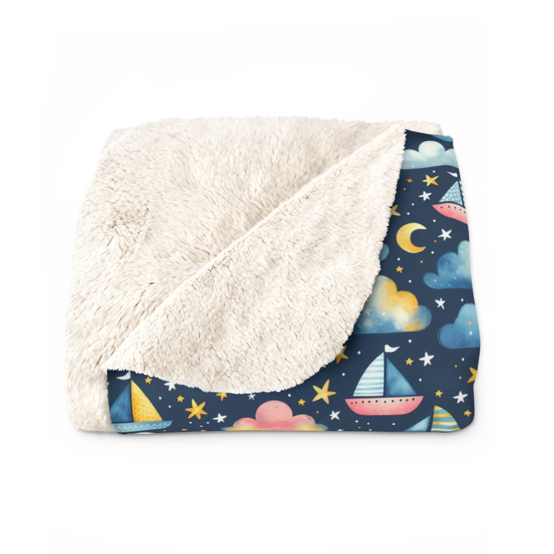 Night Sail Dreams Fleece Blanket