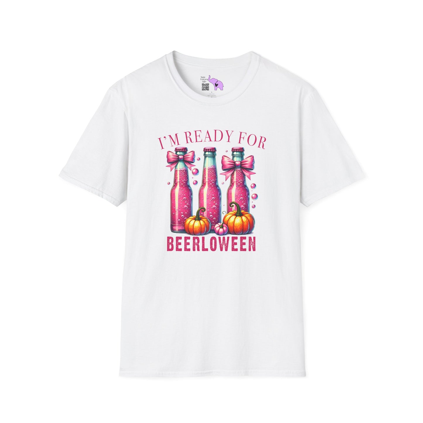 I'm Ready for Beerloween Pink Adult T-shirt
