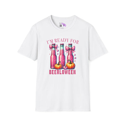 I'm Ready for Beerloween Pink Adult T-shirt