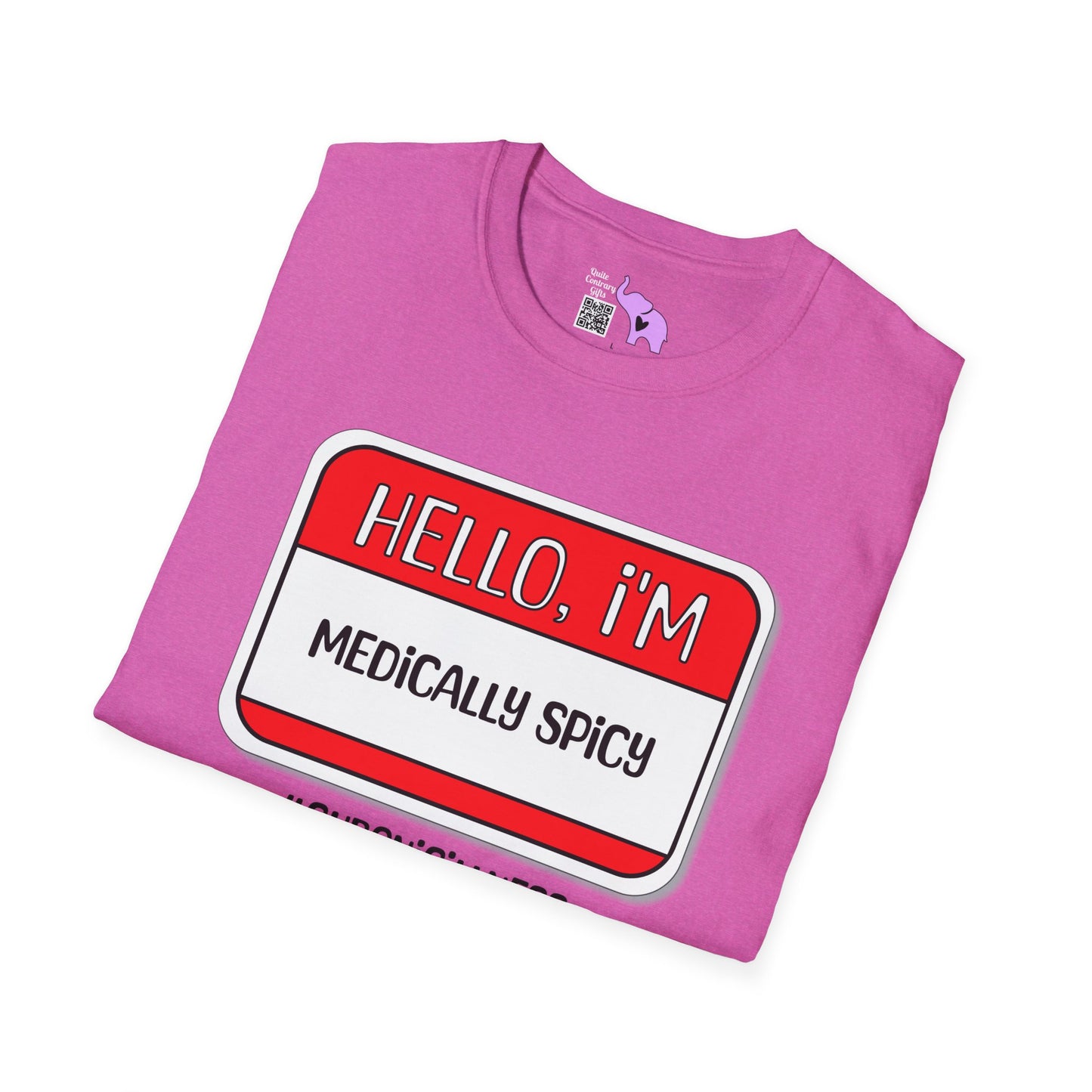 Hello, I'm Medically Spicy Adult T-shirt