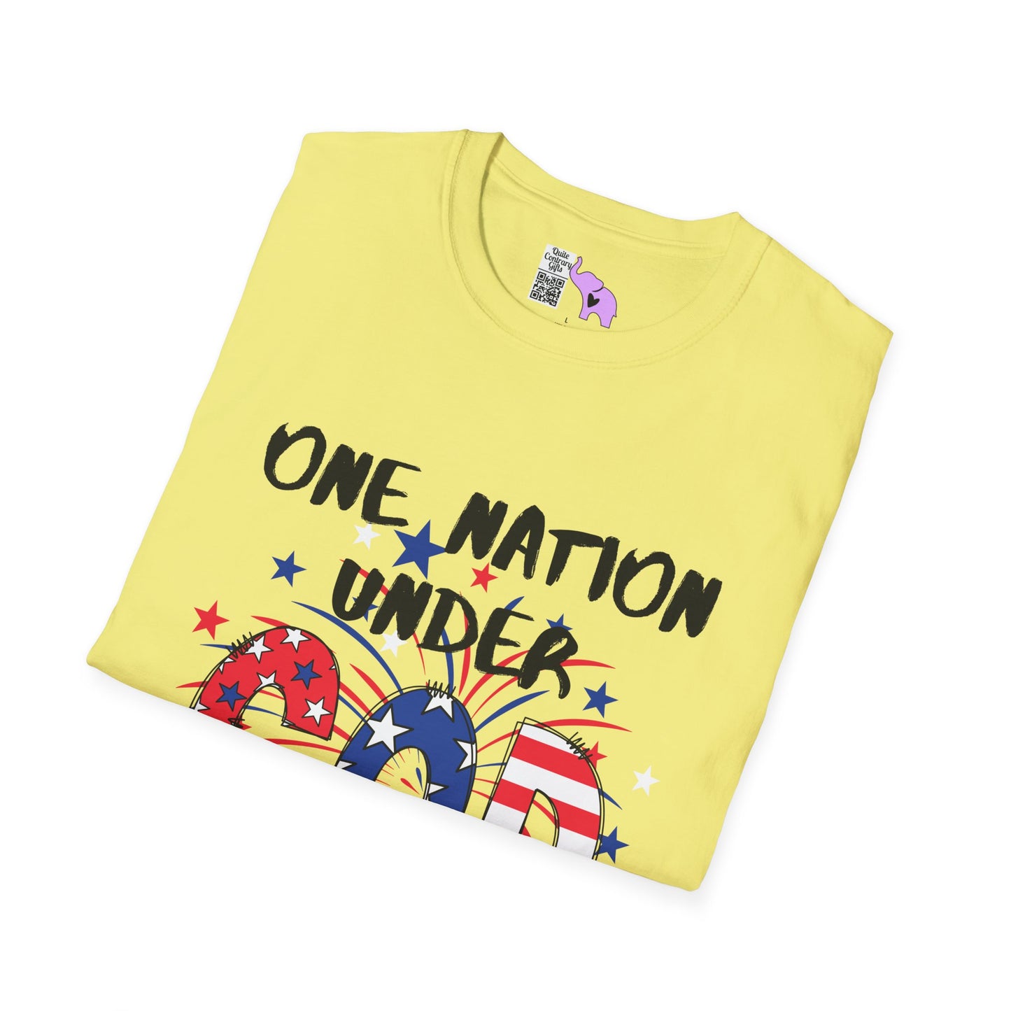 One Nation Under God Adult T-shirt