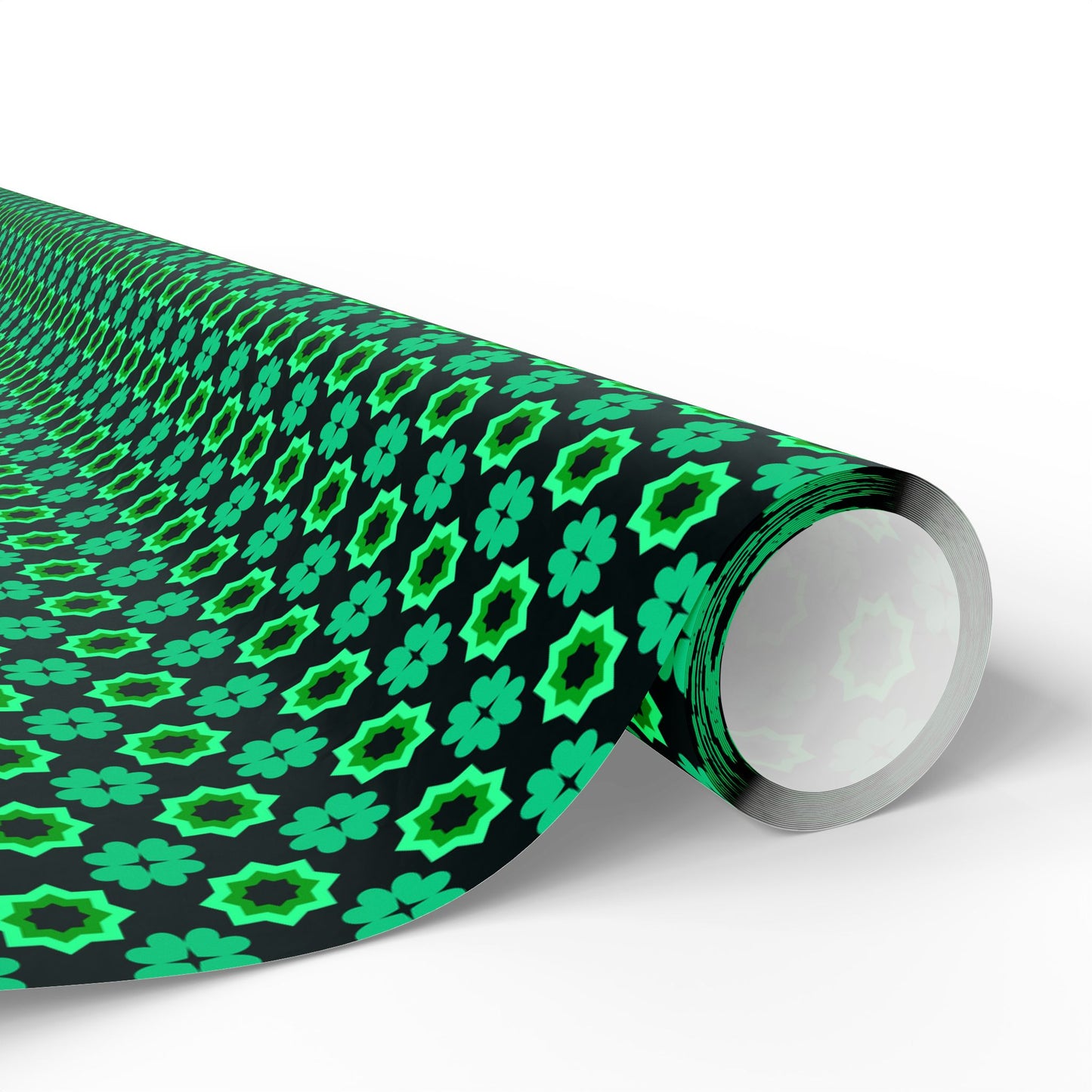 Clover Bloom Burst Wrapping Paper