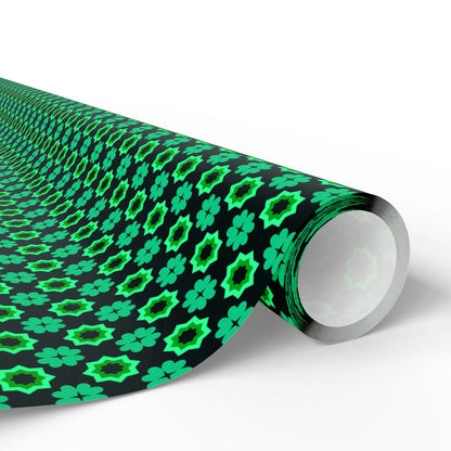 Clover Bloom Burst Wrapping Paper
