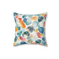 Watercolor Pebble Terrazzo Throw Pillow