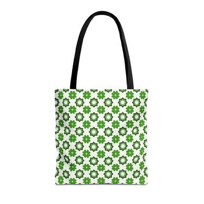 Emerald Star Garden Canvas Tote Bag
