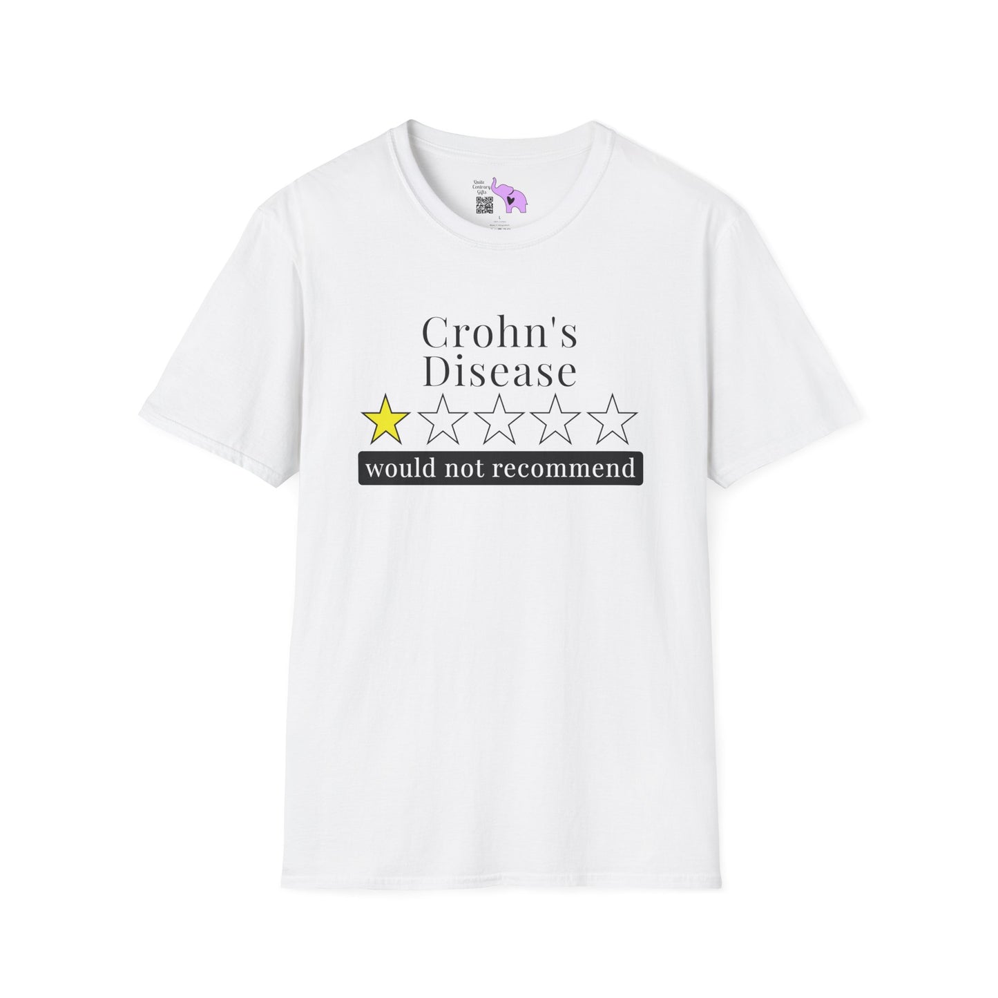 Crohn's Disease 1 Star Would Not Recommend Adult T-shirt