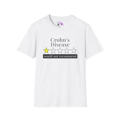Crohn's Disease 1 Star Would Not Recommend Adult T-shirt