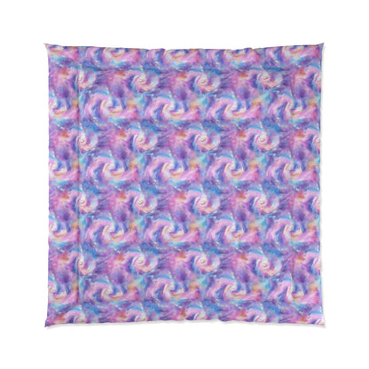 Pastel Cloud Color Swirl Comforter