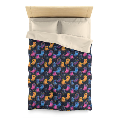 Neon Haunters Microfiber Duvet Cover