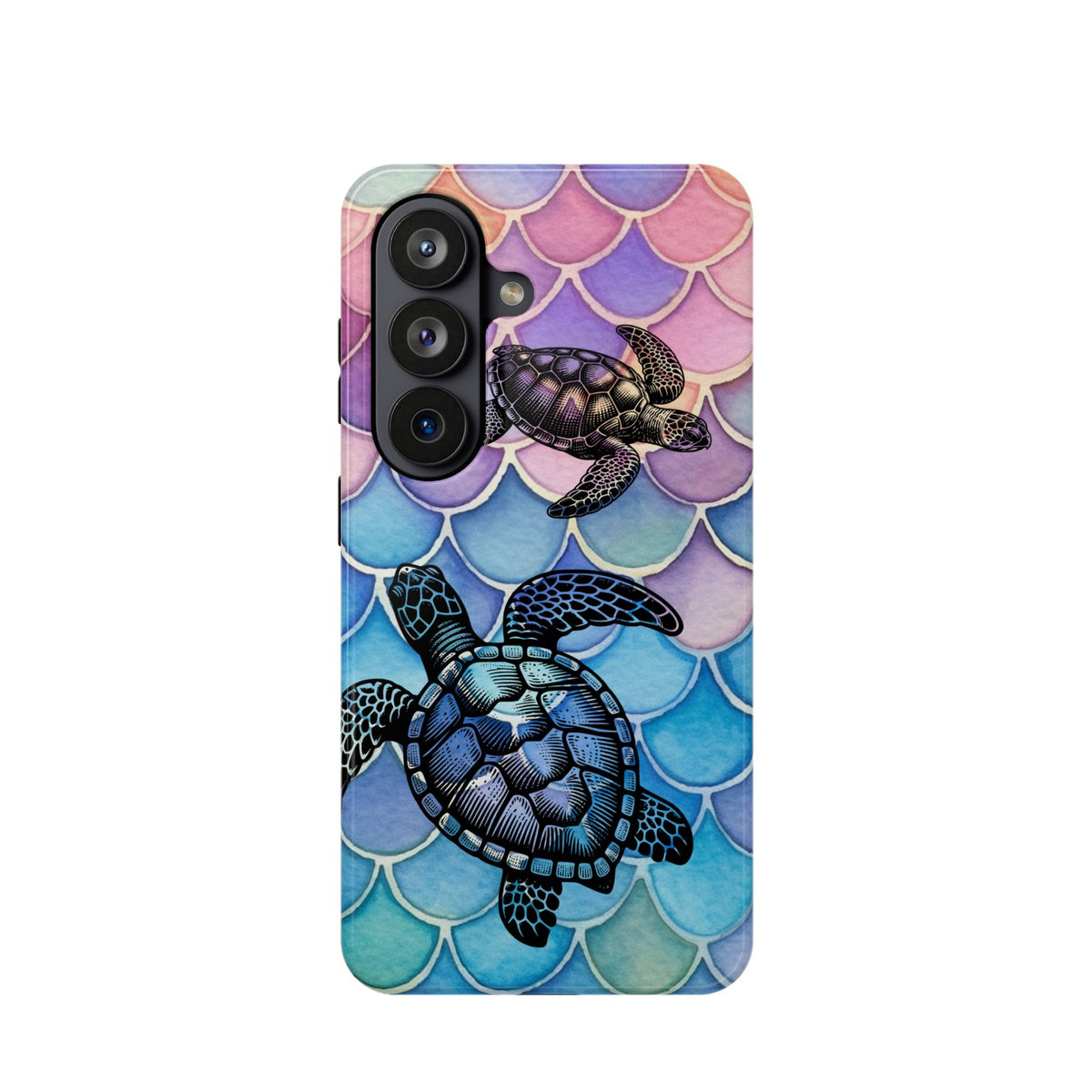 Sea Turtle Silhouette MagSafe® Compatible Tough Case for iPhone