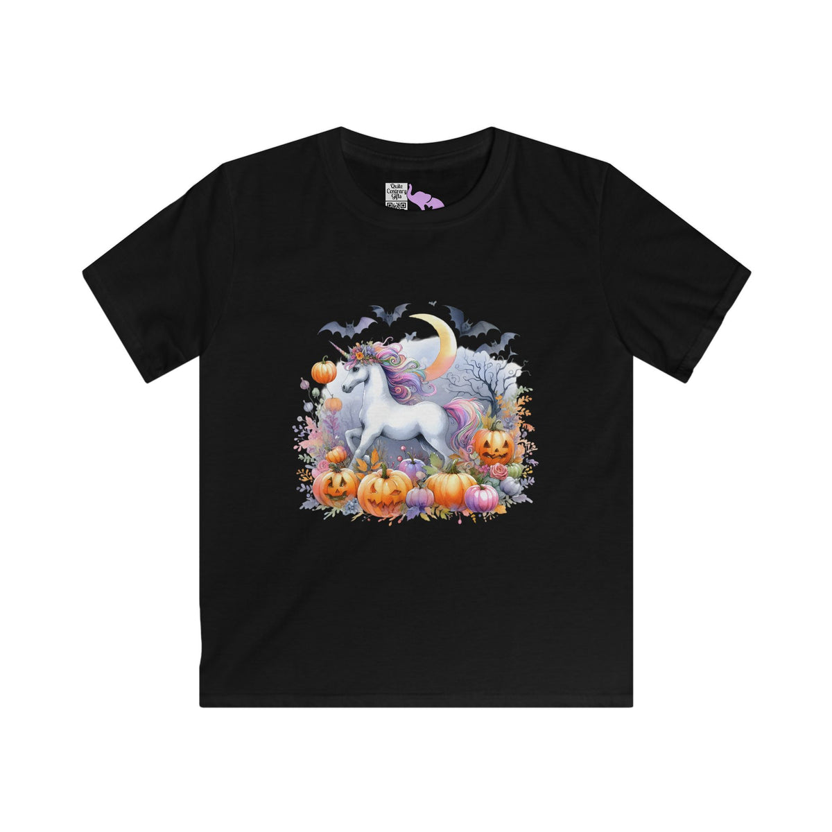 Halloween Unicorn Youth Softstyle Tee