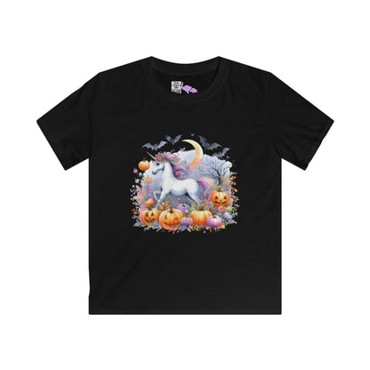 Halloween Unicorn Youth Softstyle Tee