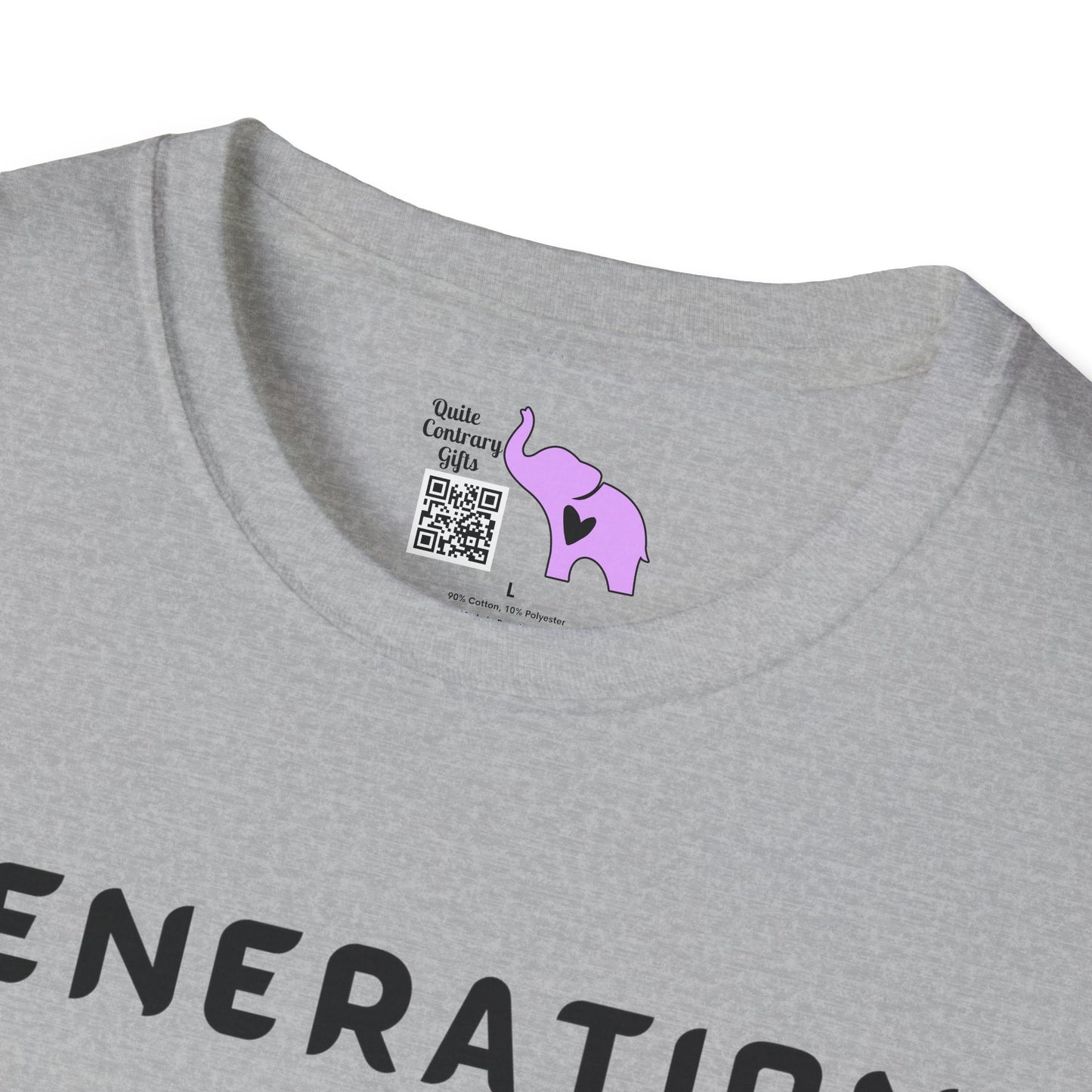 GenX w/years All Attitude No Cares T-shirt