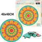 Artistic Round Puzzle Collection – Colorful 500 Piece Designs