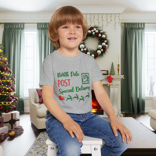 North Pole Post Special Delivery Heavy Cotton™ Toddler T-shirt