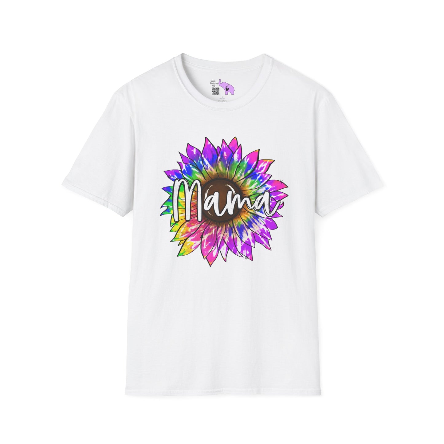 Mama Colorful Sunflower Adult T-shirt