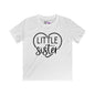 LIttle Sister (Heart) Youth Softstyle Tee