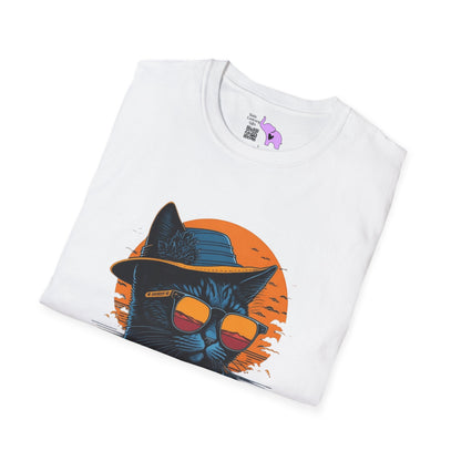 Too Cool Cat Adult T-shirt