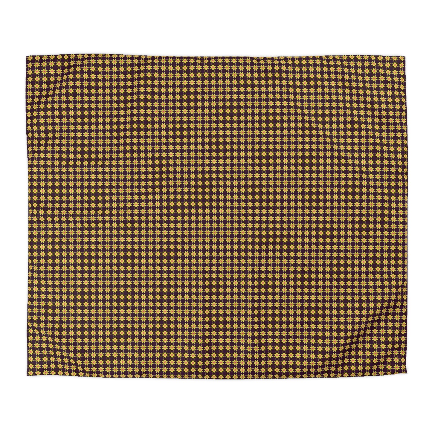 Golden Radiance Microfiber Duvet Cover