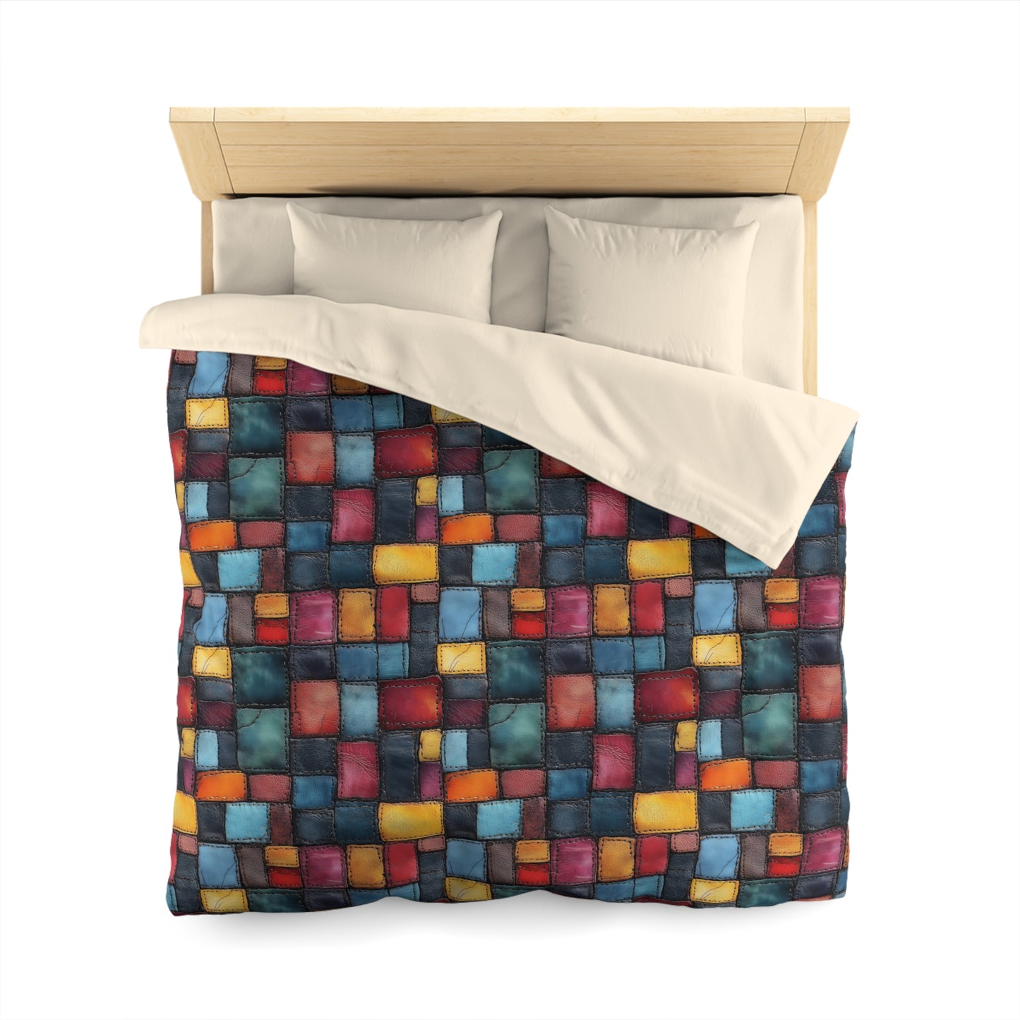 Colorblock Craze Microfiber Duvet Cover