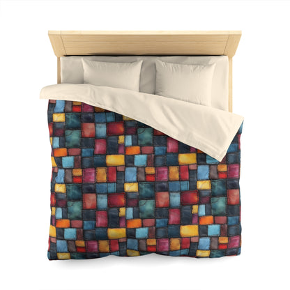 Colorblock Craze Microfiber Duvet Cover