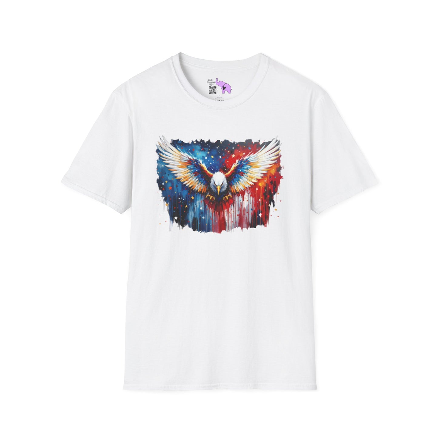 American Bald Eagle in Flight Adult T-shirt