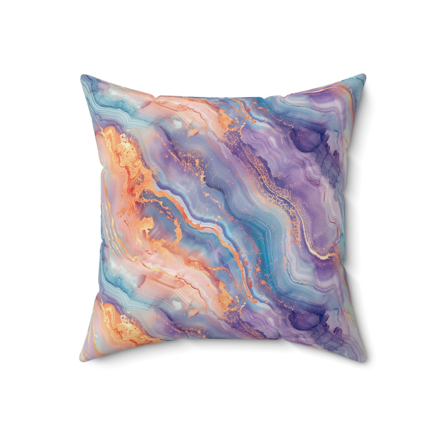 Dreamwave Marble Throw Pillow
