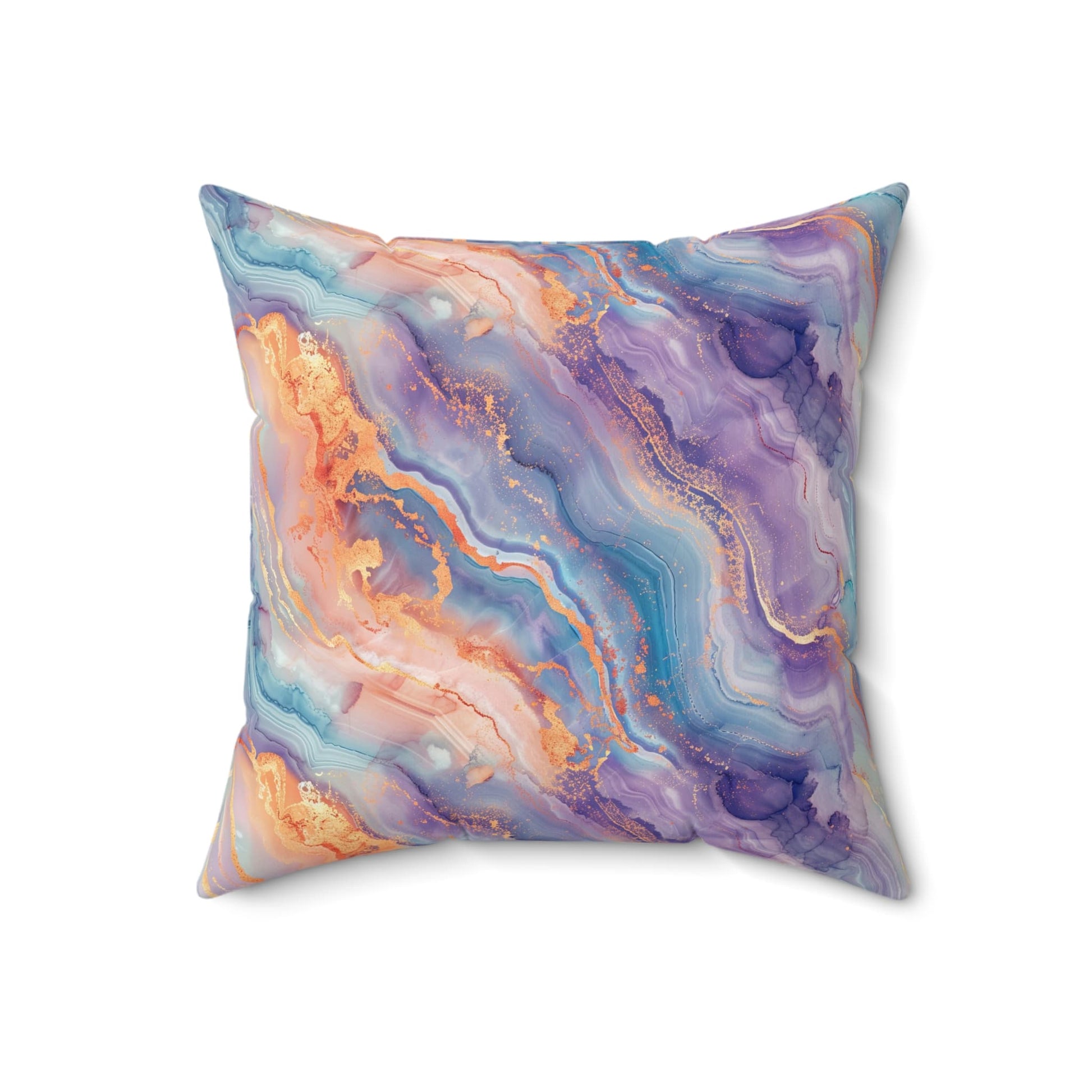 Dreamwave Marble Throw Pillow