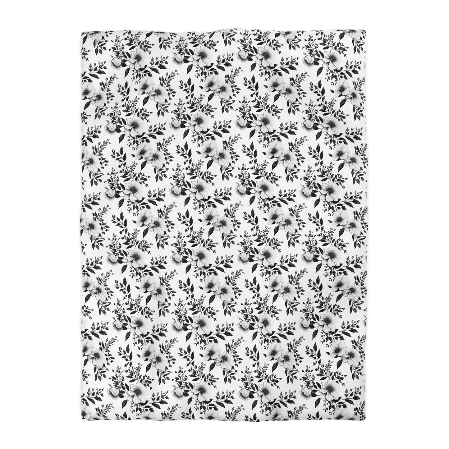 Garden Sketch Microfiber Duvet Cover