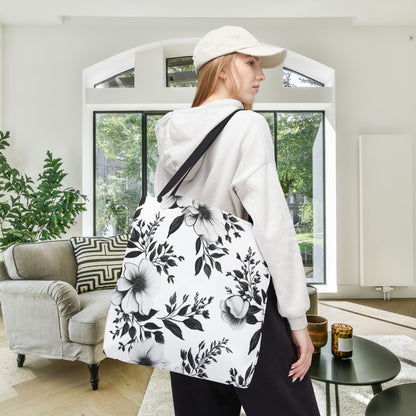 Garden Sketch Canvas Tote Bag