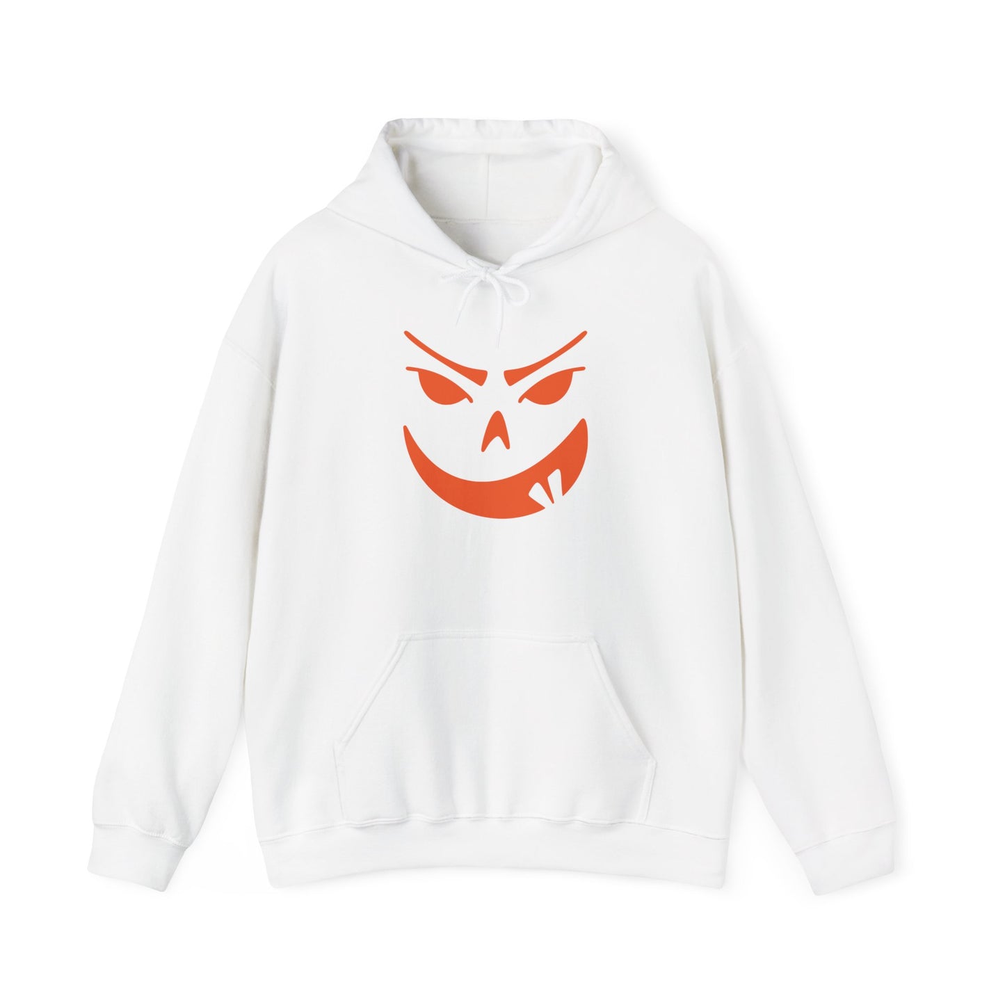 Goofy Grin Jack-O-Lantern Heavy Blend™ Hooded Sweatshirt