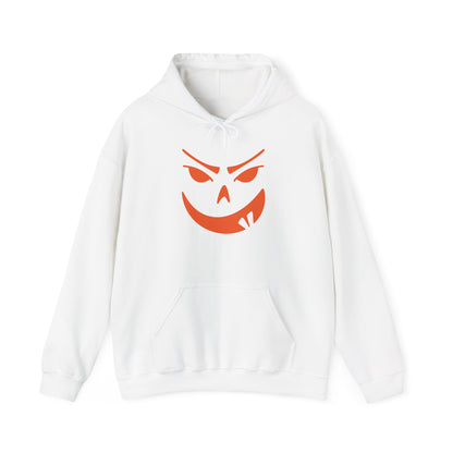 Goofy Grin Jack-O-Lantern Heavy Blend™ Hooded Sweatshirt