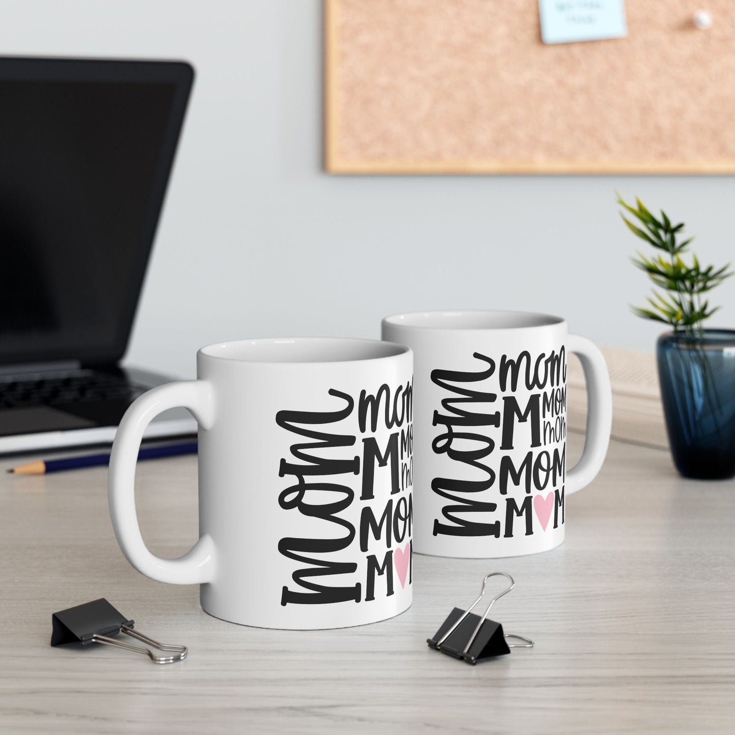 Mom Mom Mom Mom Mom Mom Ceramic Mug, (11oz, 15oz)
