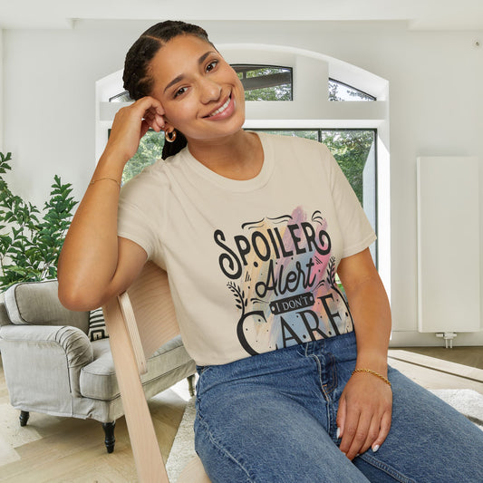 Spoiler Alert I Don't Care Adult T-shirt