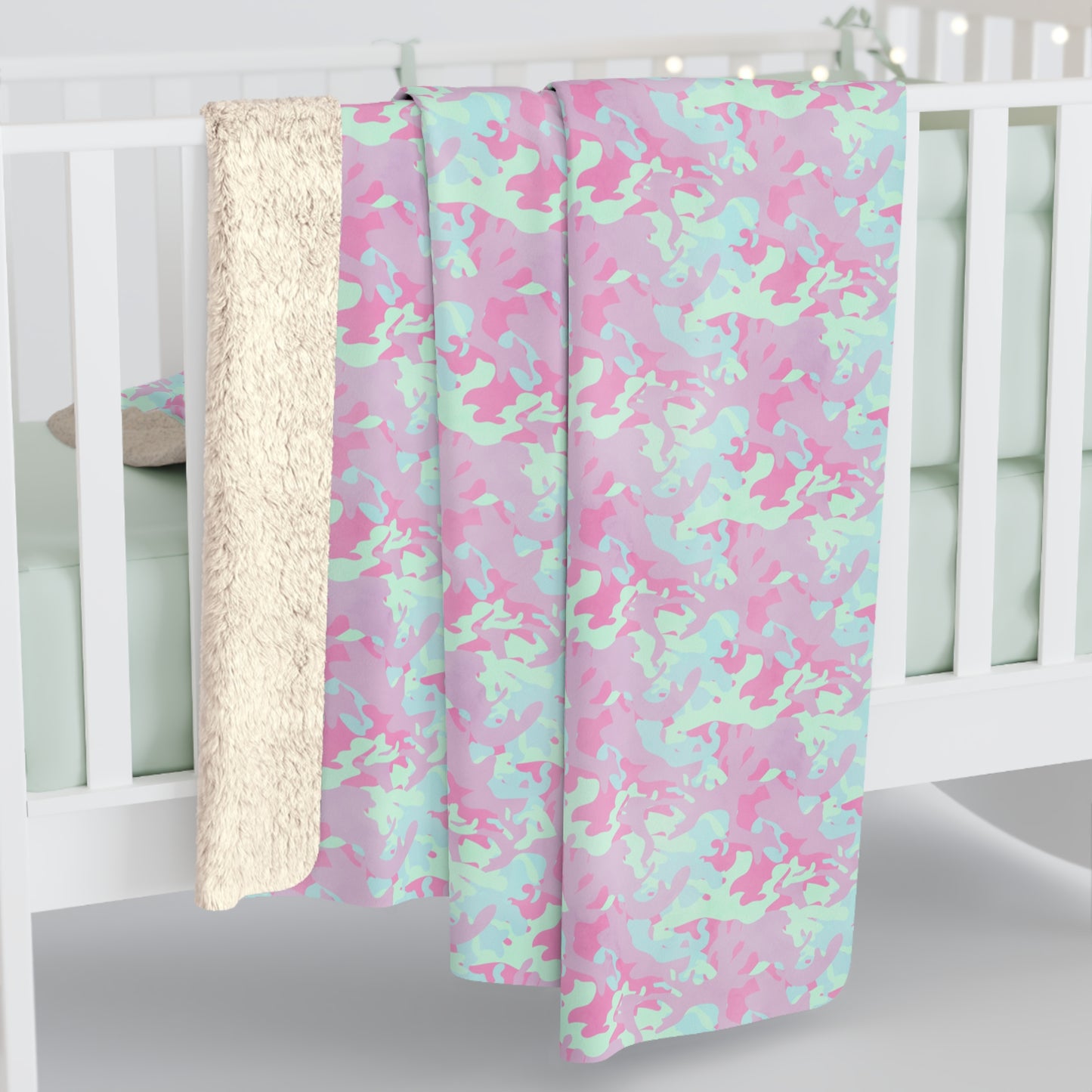 Berry Sorbet Camo Fleece Blanket