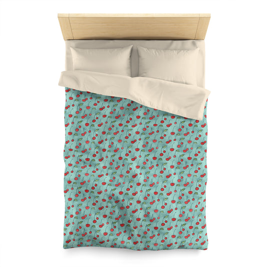 Cherry Jubilee Microfiber Duvet Cover