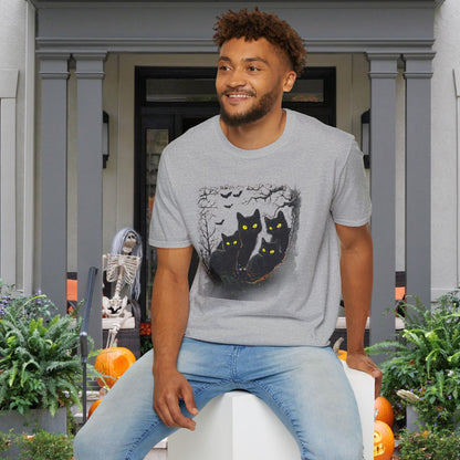 Black Cats Adult T-shirt