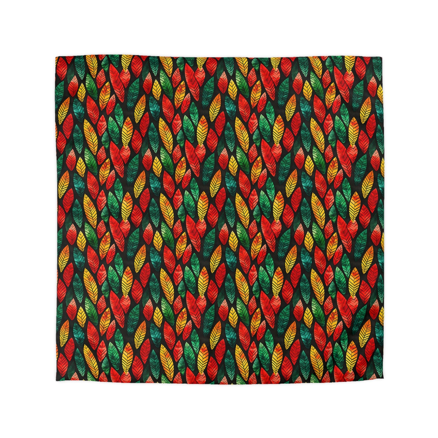 Festival Fire Microfiber Duvet Cover