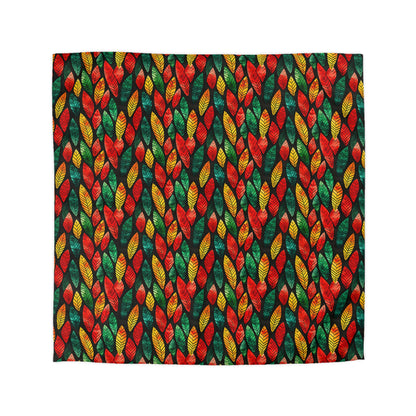Festival Fire Microfiber Duvet Cover