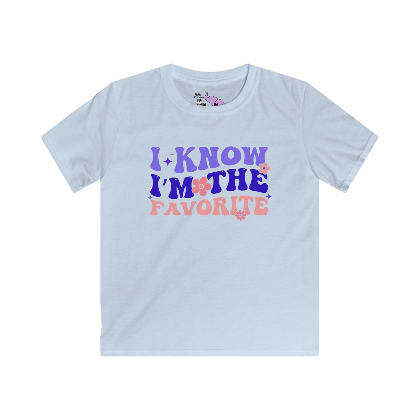I Know I'm The Favorite Youth Softstyle Tee