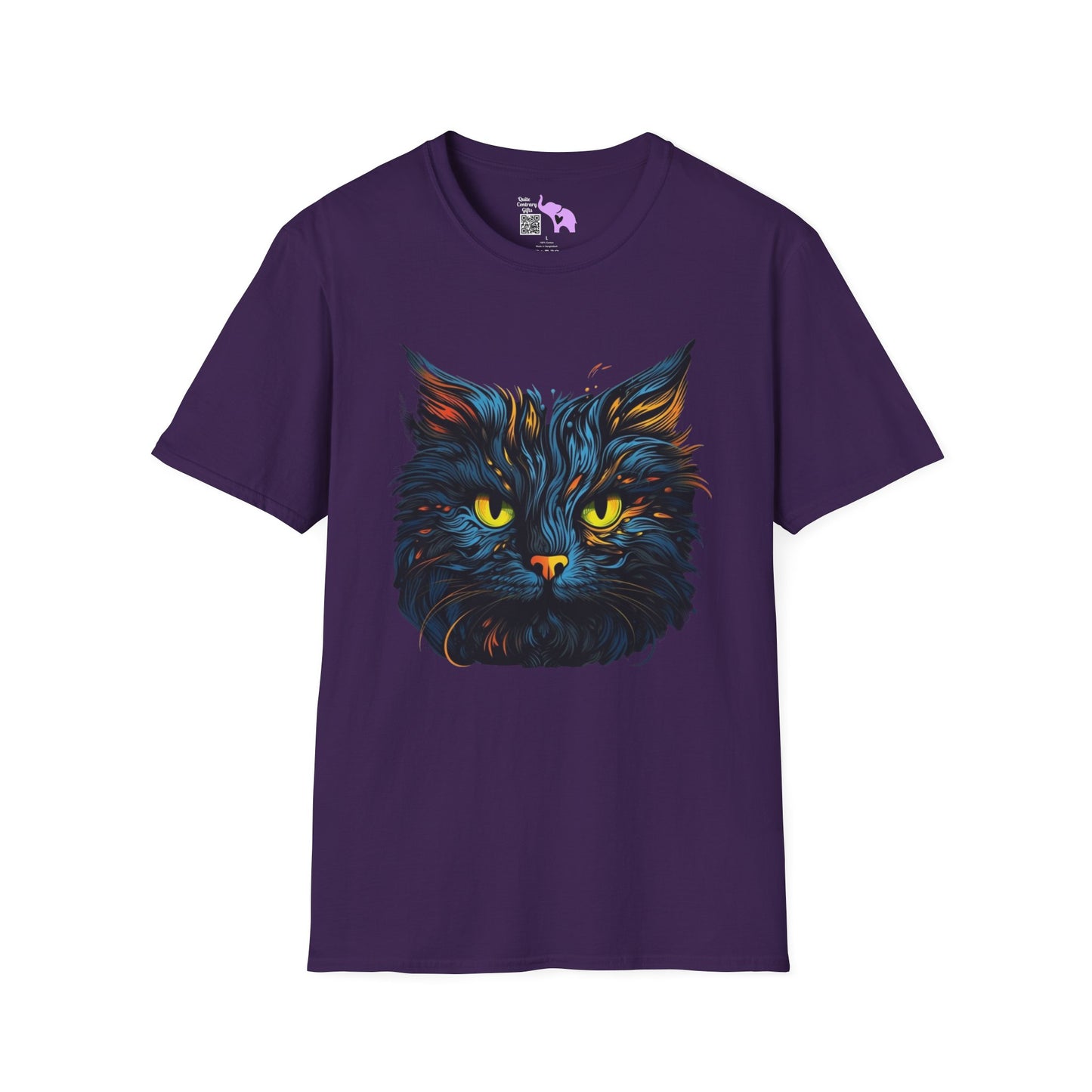 Creepy Black Cats 15 Adult T-shirt