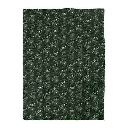 Flowers & Butterflies Microfiber Duvet Cover