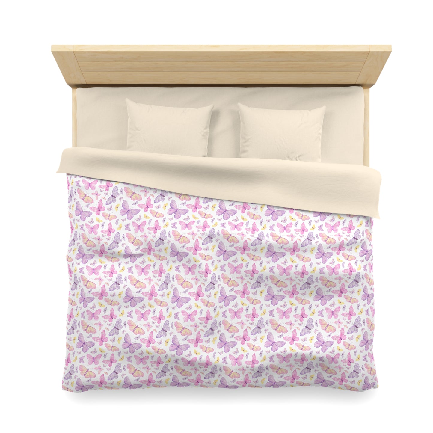 Pastel Butterfly Dreams Duvet Bedding Set