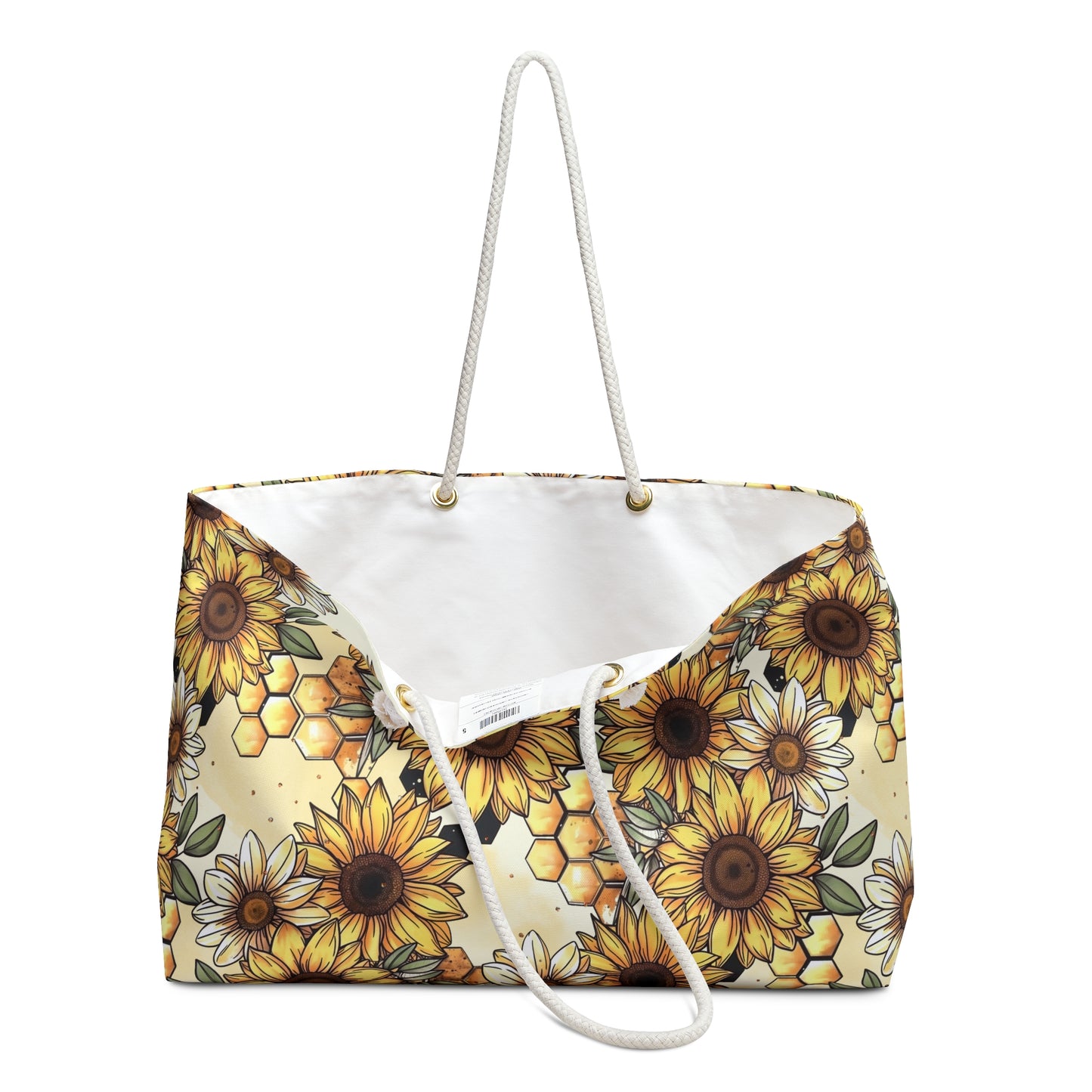 Honeycombs & Sunflowers Weekender Bag