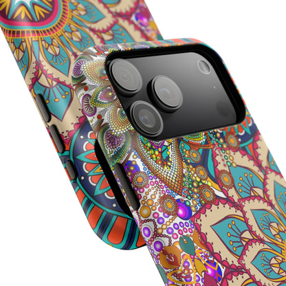 Colorful Mandala MagSafe® Compatible Tough Case for iPhone