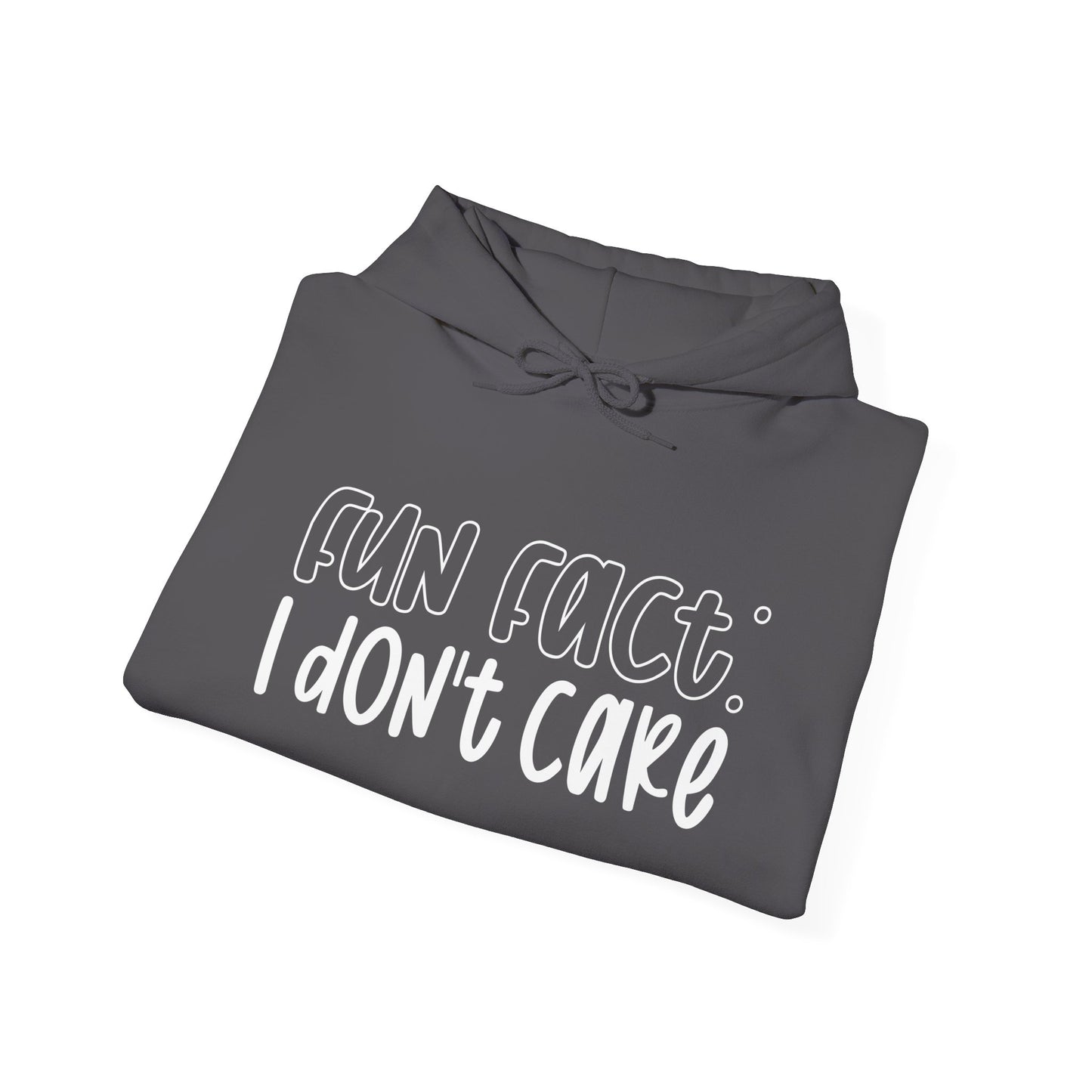 Fun Fact I Don't Care Adult Heavy Blend™ Hoodie