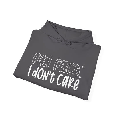 Fun Fact I Don't Care Adult Heavy Blend™ Hoodie