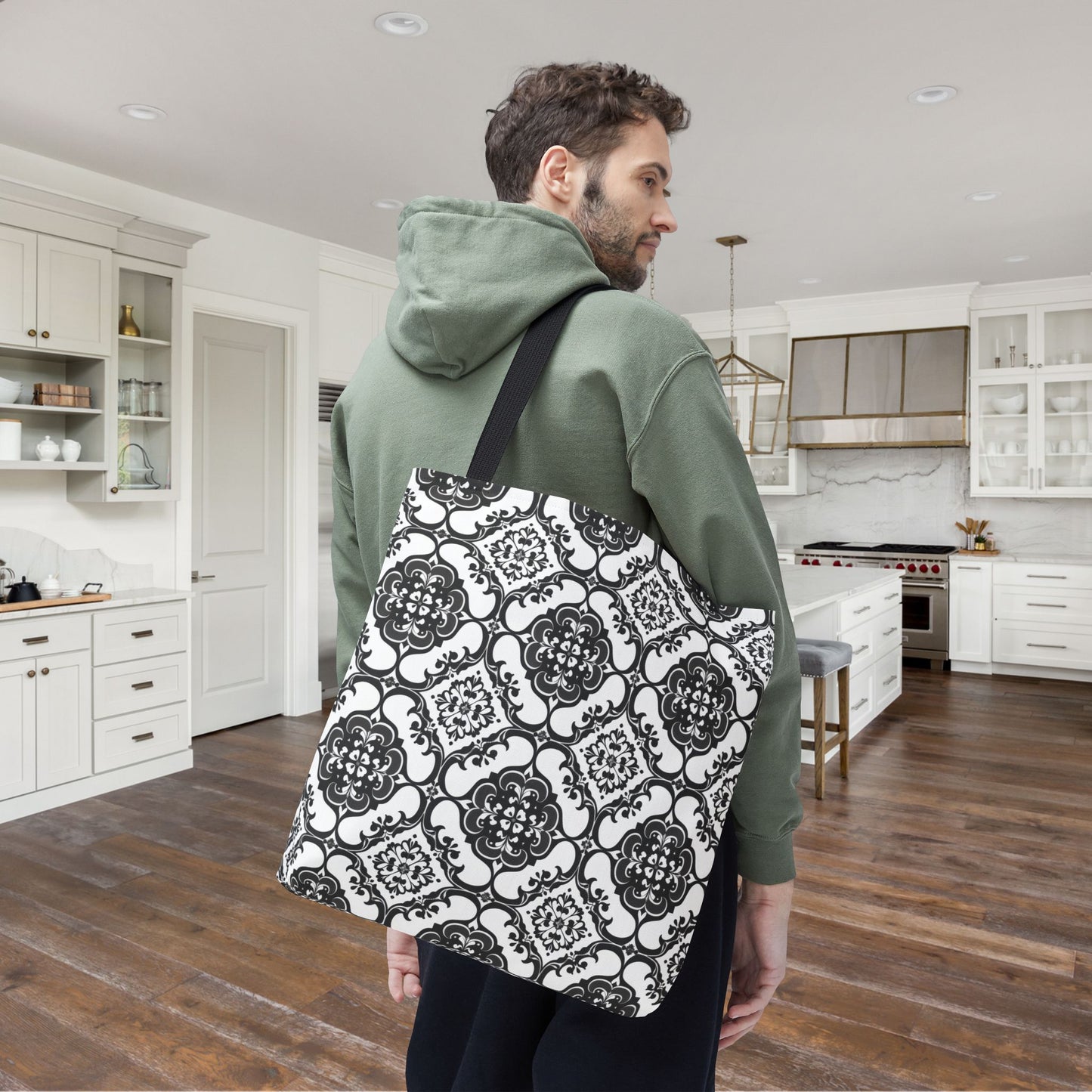 Ornamental Symmetry Canvas Tote Bag