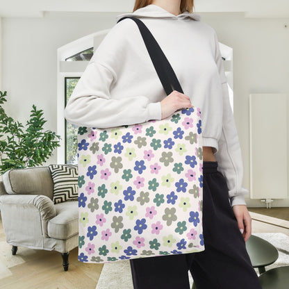 Earthbound Blooms Canvas Tote Bag